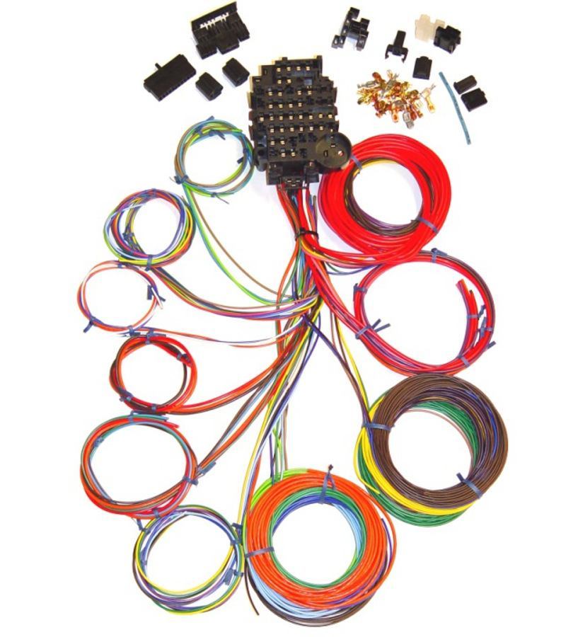thumbnail image 2 of BestFuturePart 10 Circuit 8 Fuse Basic Wiring Harness Kit For Street Rod Hot Rat Rod Car 2 of 5